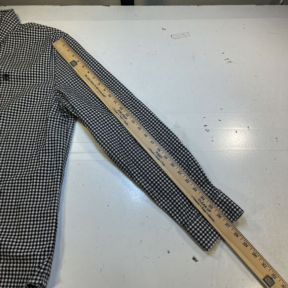TIMBERLAND Shirt Sz XXL Slim Fit Flannel Button Up Long Sleeve  Houndstooth - Picture 6 of 6